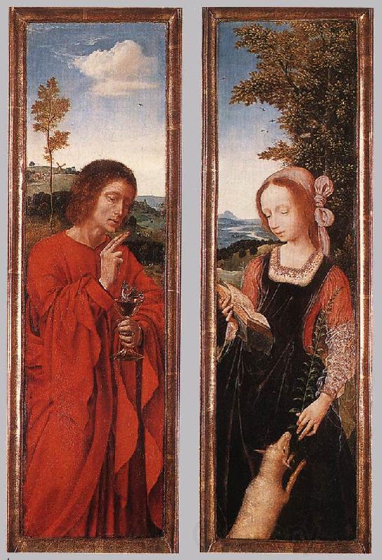 MASSYS, Quentin John the Baptist and St Agnes Spain oil painting art